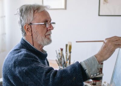 Creatieve vrijwilliger Schilderclub ’t Oude Slot